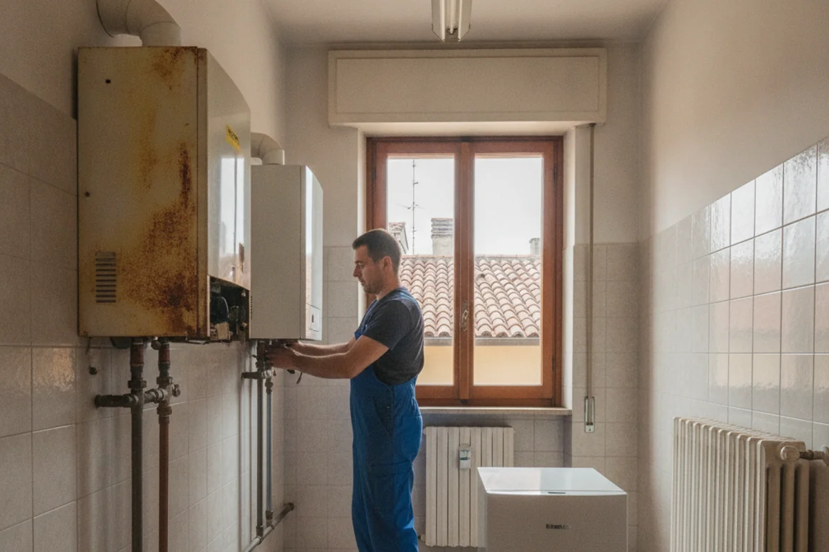 Sostituzione caldaia a condensazione a Como